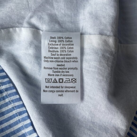 Janie and Jack Baby Girl Kids 100% Cotton Embroidered Striped Dress 18-24 Months - Picture 6 of 6